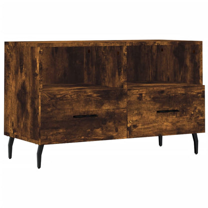 TV-Schrank Räuchereiche 80x36x50 cm Holzwerkstoff - Pazzar.ch