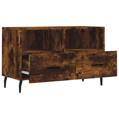 TV-Schrank Räuchereiche 80x36x50 cm Holzwerkstoff - Pazzar.ch