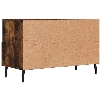 TV-Schrank Räuchereiche 80x36x50 cm Holzwerkstoff - Pazzar.ch