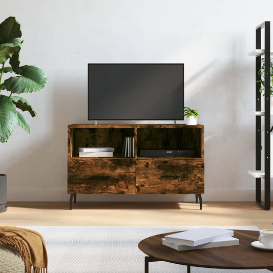 TV-Schrank Räuchereiche 80x36x50 cm Holzwerkstoff - Pazzar.ch
