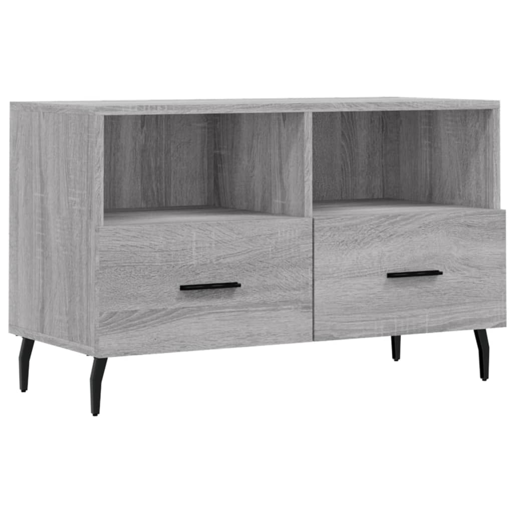 TV-Schrank Grau Sonoma 80x36x50 cm Holzwerkstoff - Pazzar.ch