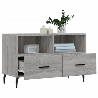 TV-Schrank Grau Sonoma 80x36x50 cm Holzwerkstoff - Pazzar.ch