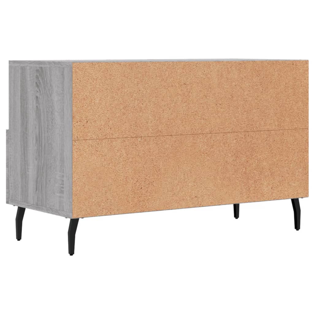 TV-Schrank Grau Sonoma 80x36x50 cm Holzwerkstoff - Pazzar.ch