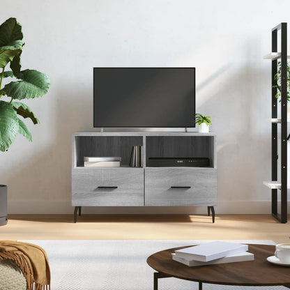 TV-Schrank Grau Sonoma 80x36x50 cm Holzwerkstoff - Pazzar.ch