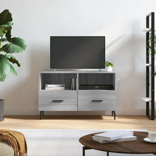 TV-Schrank Grau Sonoma 80x36x50 cm Holzwerkstoff - Pazzar.ch