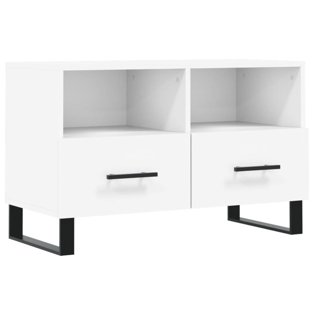TV-Schrank Weiß 80x36x50 cm Holzwerkstoff - Pazzar.ch