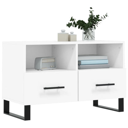 TV-Schrank Weiß 80x36x50 cm Holzwerkstoff - Pazzar.ch