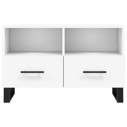 TV-Schrank Weiß 80x36x50 cm Holzwerkstoff - Pazzar.ch