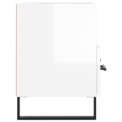 TV-Schrank Hochglanz-Weiß 80x36x50 cm Holzwerkstoff - Pazzar.ch