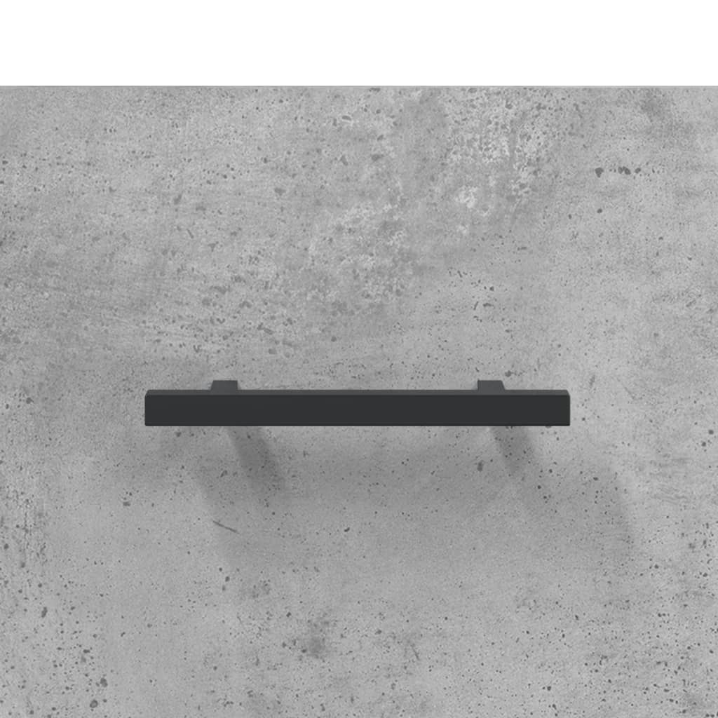 TV-Schrank Betongrau 80x36x50 cm Holzwerkstoff - Pazzar.ch