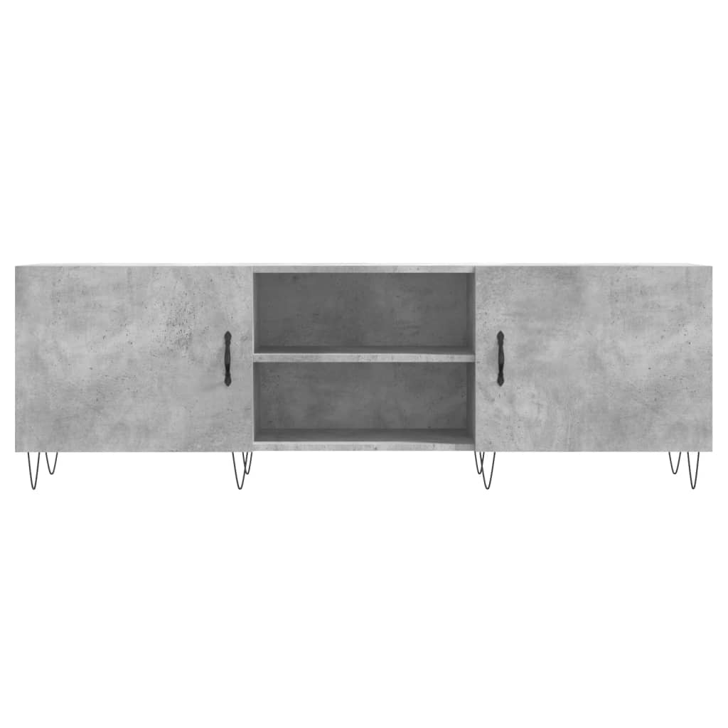 TV-Schrank Betongrau 150x30x50 cm Holzwerkstoff - Pazzar.ch