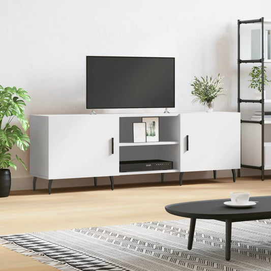 TV-Schrank Weiß 150x30x50 cm Holzwerkstoff - Pazzar.ch