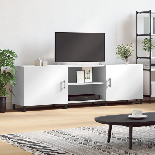 TV-Schrank Weiß 150x30x50 cm Holzwerkstoff - Pazzar.ch
