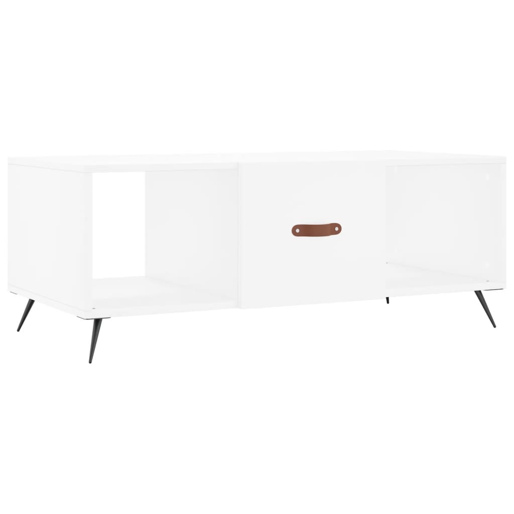 Couchtisch Weiß 102x50x40 cm Holzwerkstoff - Pazzar.ch