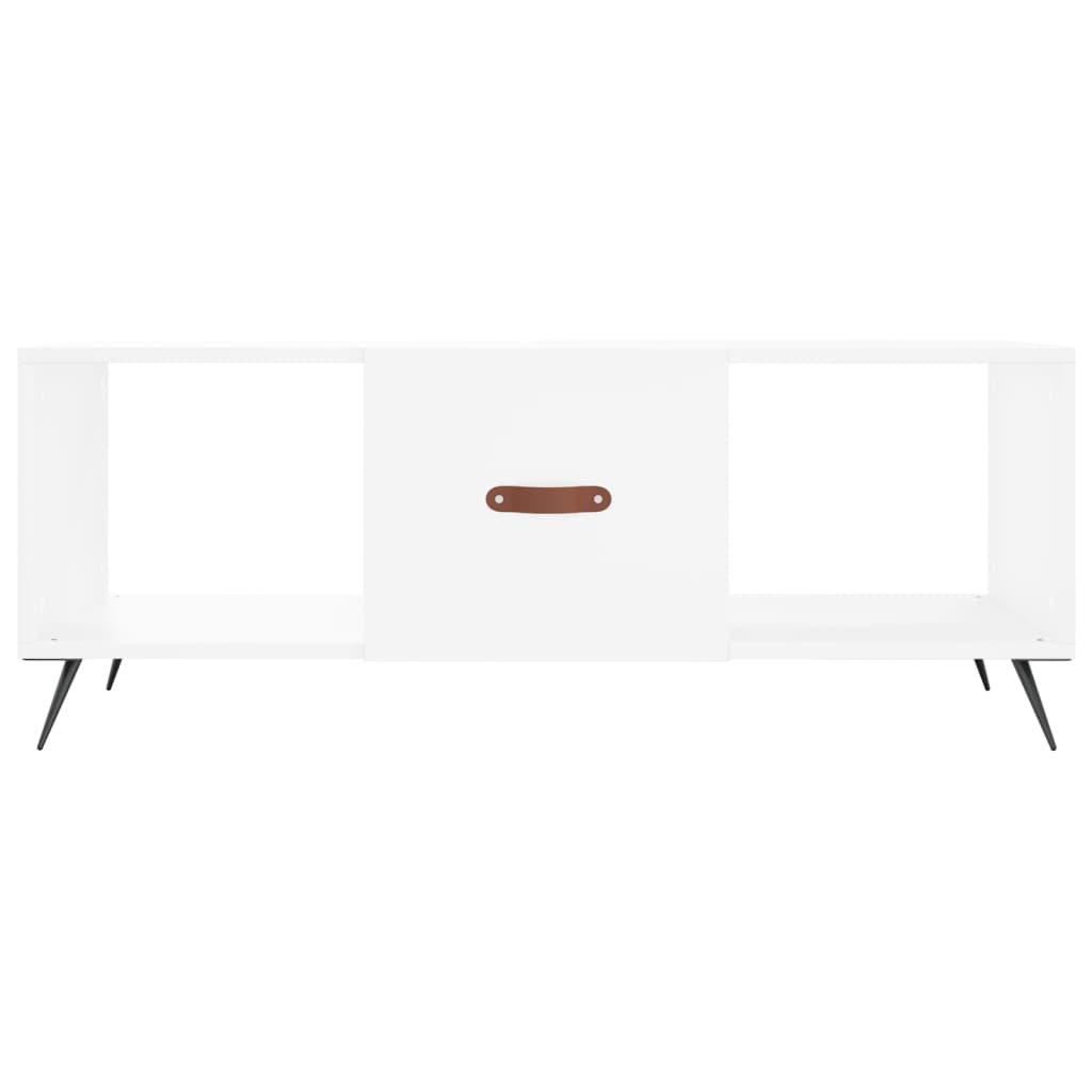 Couchtisch Weiß 102x50x40 cm Holzwerkstoff - Pazzar.ch
