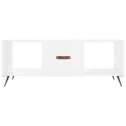 Couchtisch Hochglanz-Weiß 102x50x40 cm Holzwerkstoff - Pazzar.ch