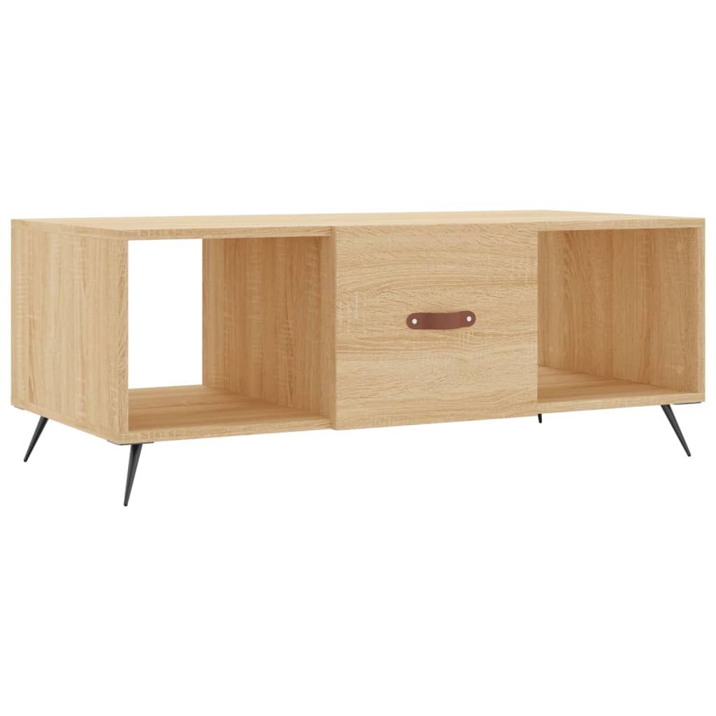 Couchtisch Sonoma-Eiche 102x50x40 cm Holzwerkstoff - Pazzar.ch