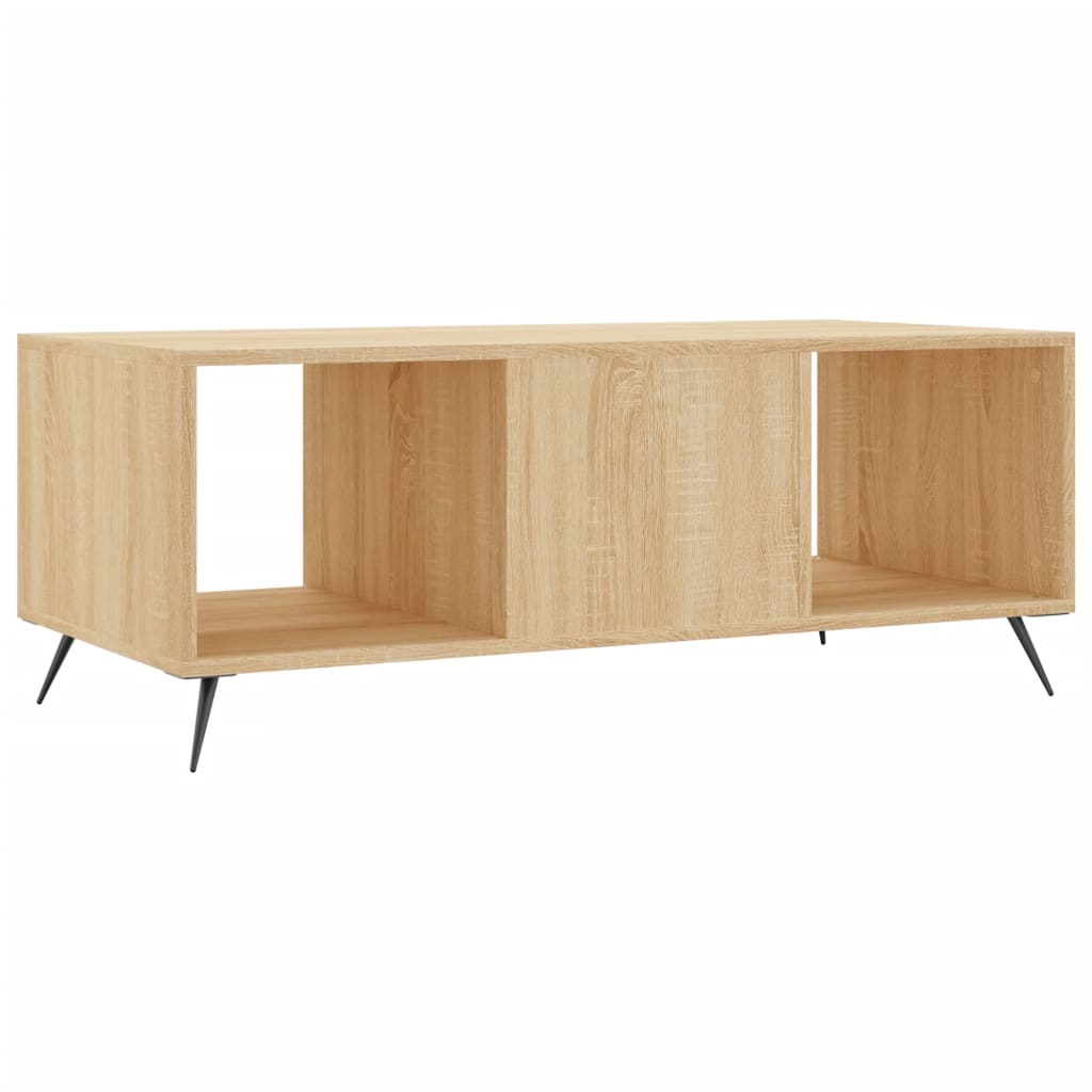 Couchtisch Sonoma-Eiche 102x50x40 cm Holzwerkstoff - Pazzar.ch