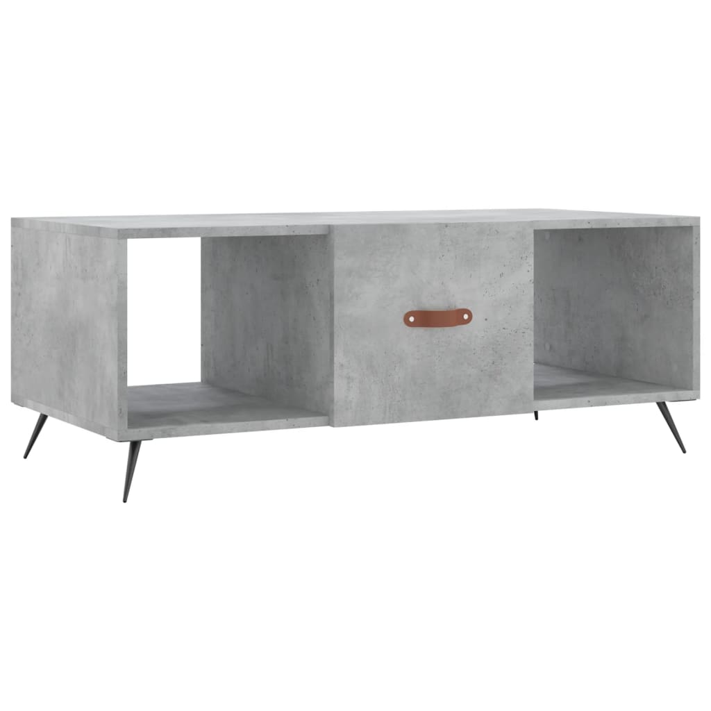 Couchtisch Betongrau 102x50x40 cm Holzwerkstoff - Pazzar.ch