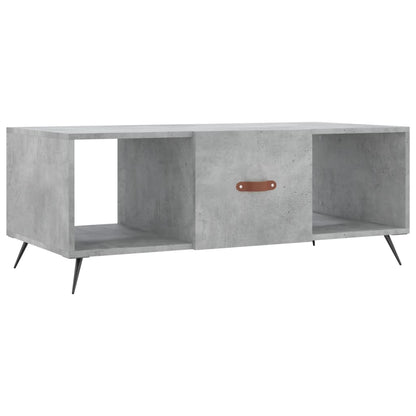 Couchtisch Betongrau 102x50x40 cm Holzwerkstoff - Pazzar.ch