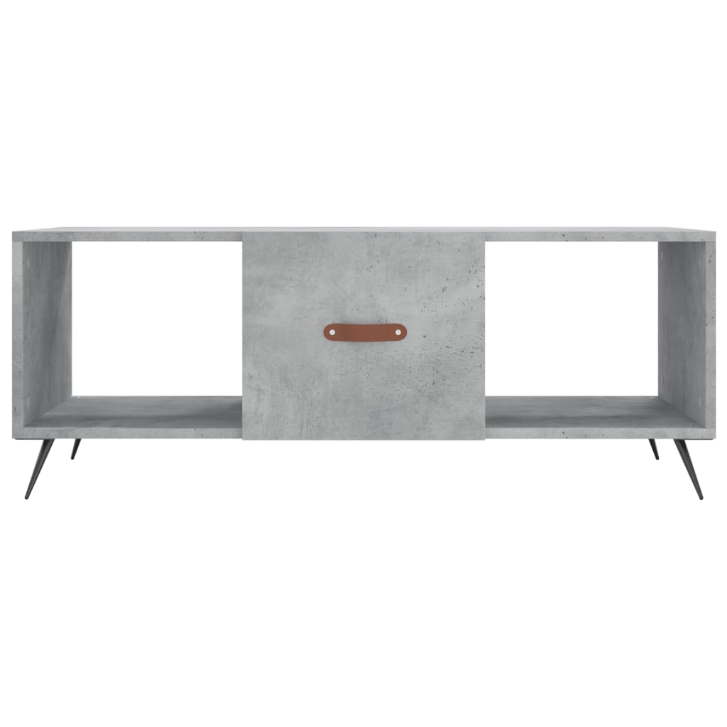 Couchtisch Betongrau 102x50x40 cm Holzwerkstoff - Pazzar.ch