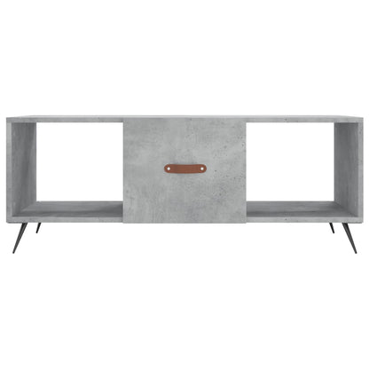 Couchtisch Betongrau 102x50x40 cm Holzwerkstoff - Pazzar.ch