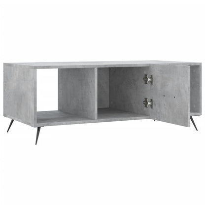 Couchtisch Betongrau 102x50x40 cm Holzwerkstoff - Pazzar.ch