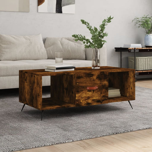 Couchtisch Räuchereiche 102x50x40 cm Holzwerkstoff - Pazzar.ch