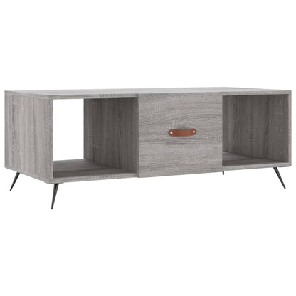 Couchtisch Grau Sonoma 102x50x40 cm Holzwerkstoff - Pazzar.ch