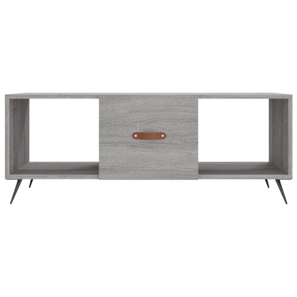 Couchtisch Grau Sonoma 102x50x40 cm Holzwerkstoff - Pazzar.ch