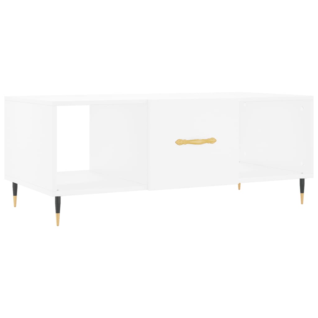 Couchtisch Weiß 102x50x40 cm Holzwerkstoff - Pazzar.ch