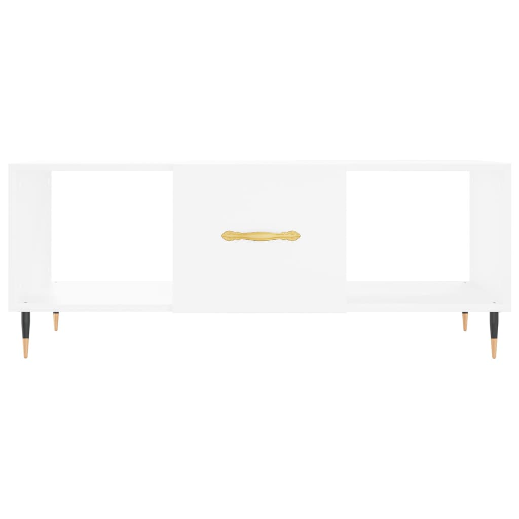 Couchtisch Weiß 102x50x40 cm Holzwerkstoff - Pazzar.ch