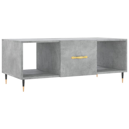 Couchtisch Betongrau 102x50x40 cm Holzwerkstoff - Pazzar.ch