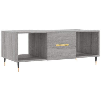 Couchtisch Grau Sonoma 102x50x40 cm Holzwerkstoff - Pazzar.ch