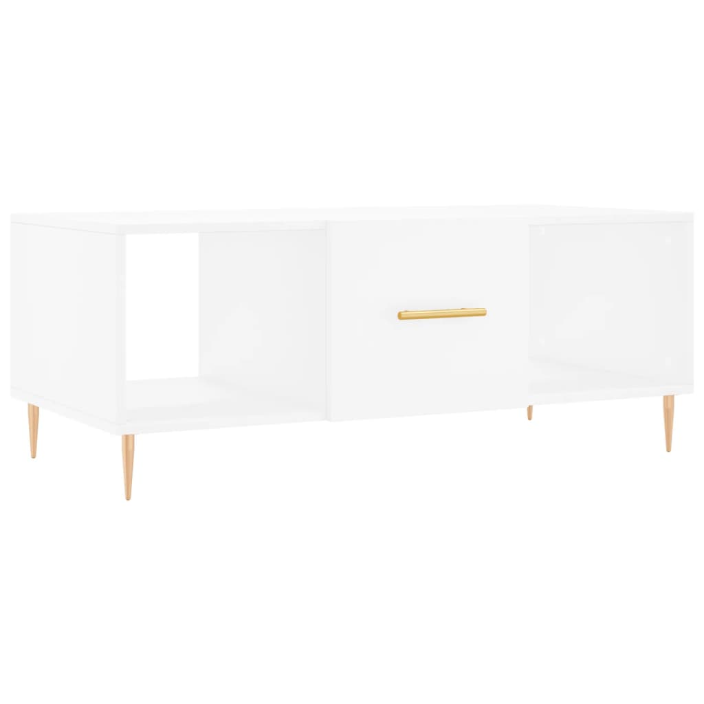 Couchtisch Weiß 102x50x40 cm Holzwerkstoff - Pazzar.ch