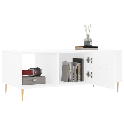 Couchtisch Weiß 102x50x40 cm Holzwerkstoff - Pazzar.ch