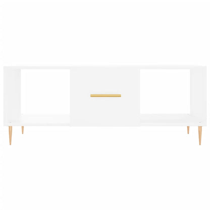Couchtisch Weiß 102x50x40 cm Holzwerkstoff - Pazzar.ch