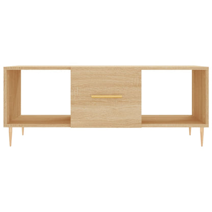 Couchtisch Sonoma-Eiche 102x50x40 cm Holzwerkstoff - Pazzar.ch