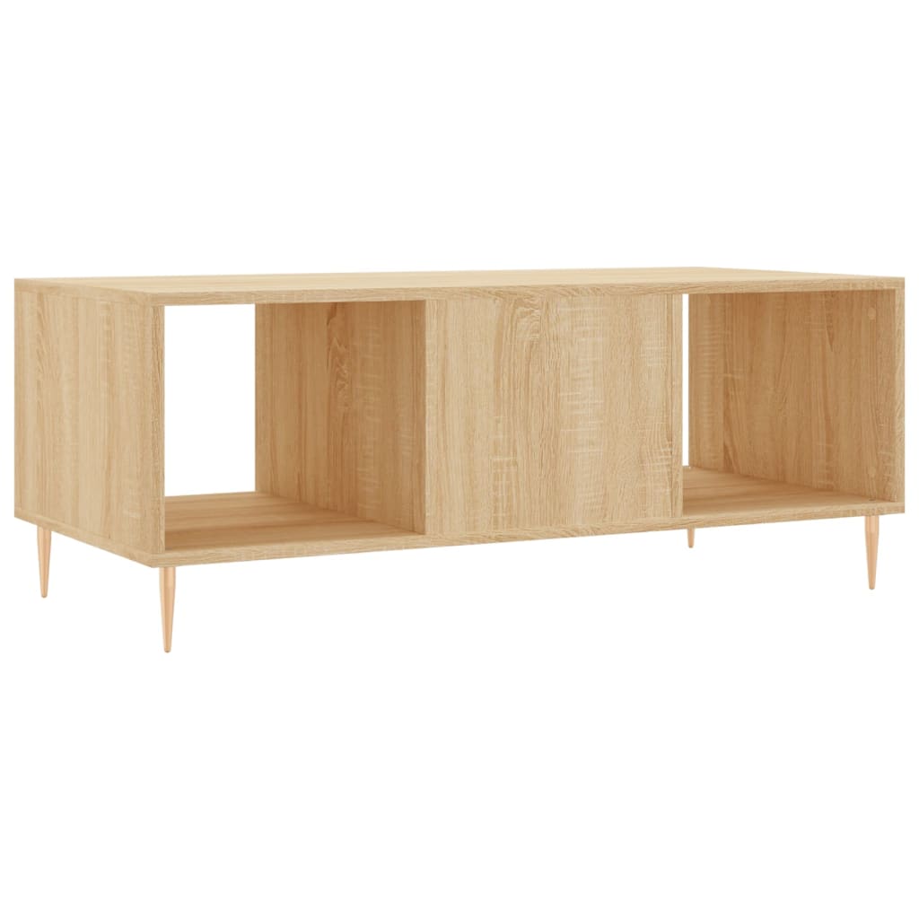 Couchtisch Sonoma-Eiche 102x50x40 cm Holzwerkstoff - Pazzar.ch