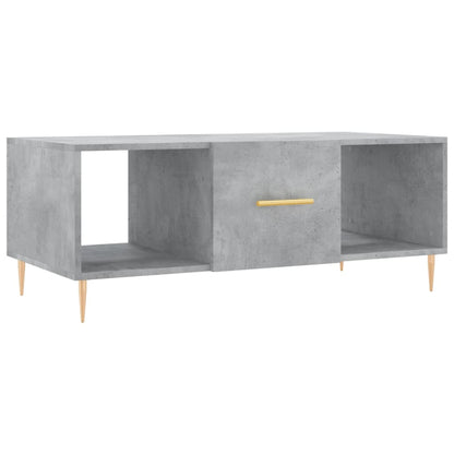 Couchtisch Betongrau 102x50x40 cm Holzwerkstoff - Pazzar.ch