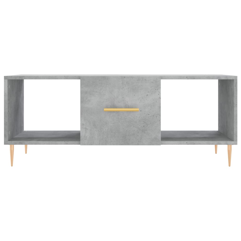 Couchtisch Betongrau 102x50x40 cm Holzwerkstoff - Pazzar.ch
