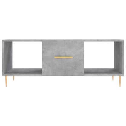 Couchtisch Betongrau 102x50x40 cm Holzwerkstoff - Pazzar.ch