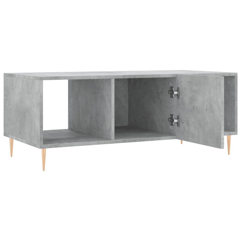 Couchtisch Betongrau 102x50x40 cm Holzwerkstoff - Pazzar.ch
