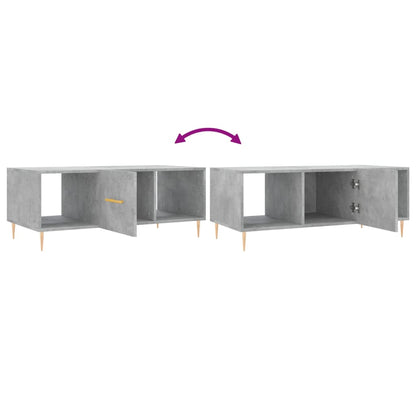 Couchtisch Betongrau 102x50x40 cm Holzwerkstoff - Pazzar.ch