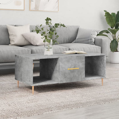 Couchtisch Betongrau 102x50x40 cm Holzwerkstoff - Pazzar.ch