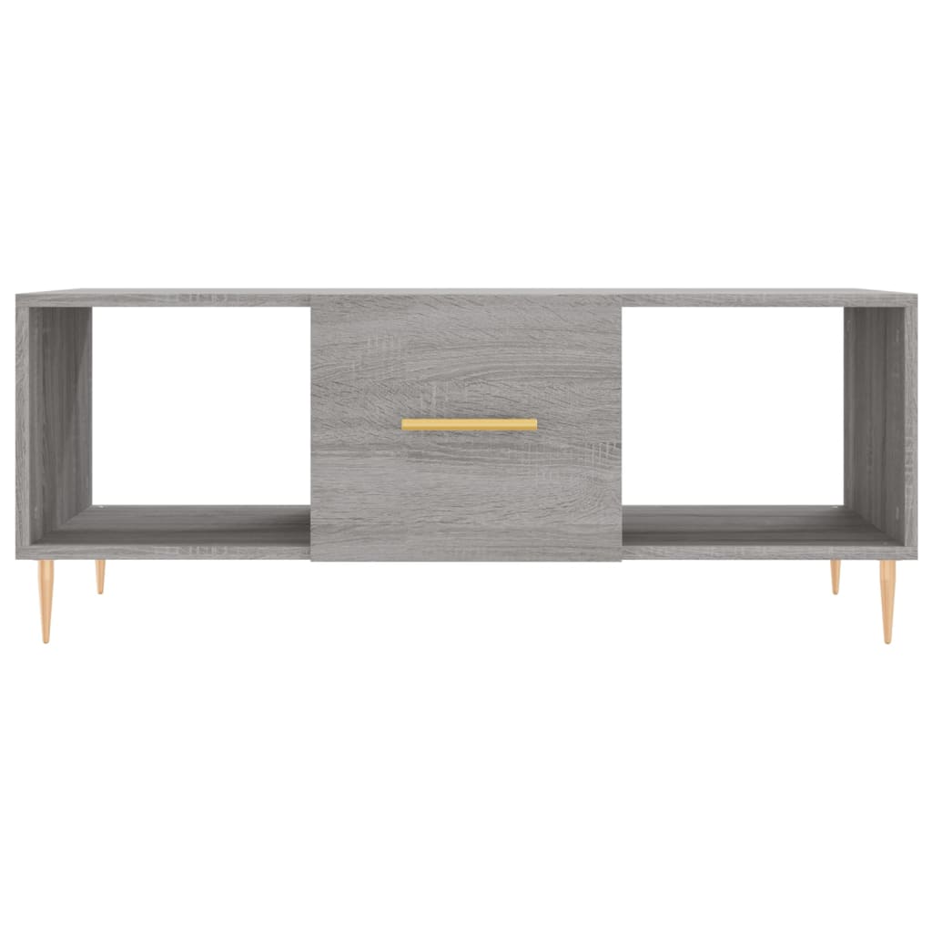 Couchtisch Grau Sonoma 102x50x40 cm Holzwerkstoff - Pazzar.ch