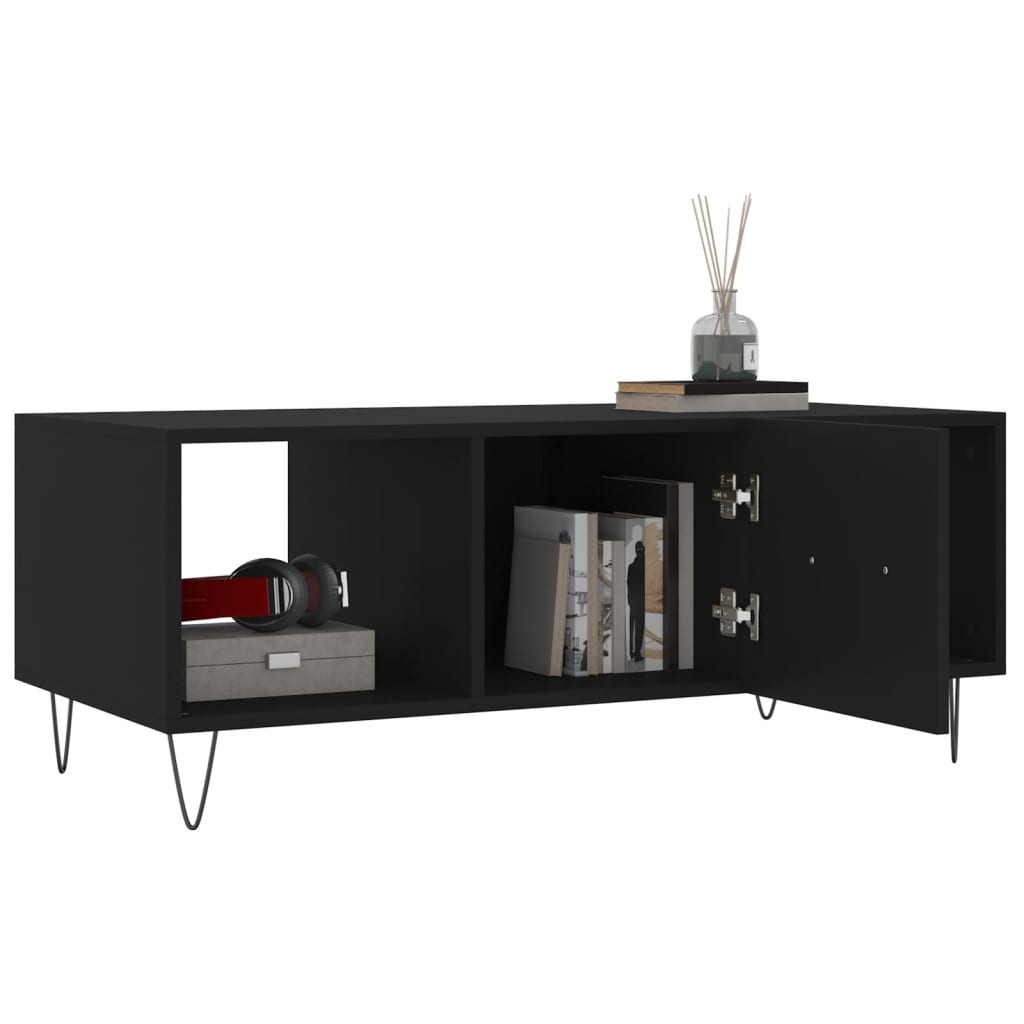 Couchtisch Schwarz 102x50x40 cm Holzwerkstoff - Pazzar.ch