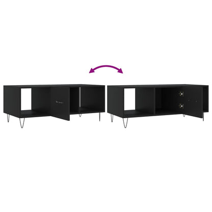 Couchtisch Schwarz 102x50x40 cm Holzwerkstoff - Pazzar.ch
