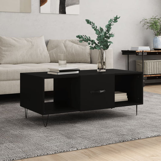 Couchtisch Schwarz 102x50x40 cm Holzwerkstoff - Pazzar.ch