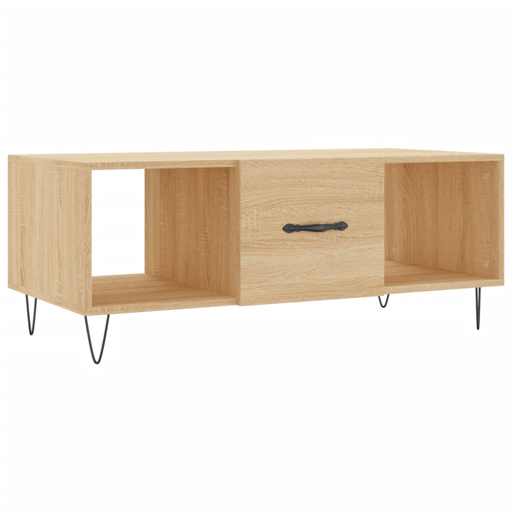 Couchtisch Sonoma-Eiche 102x50x40 cm Holzwerkstoff - Pazzar.ch